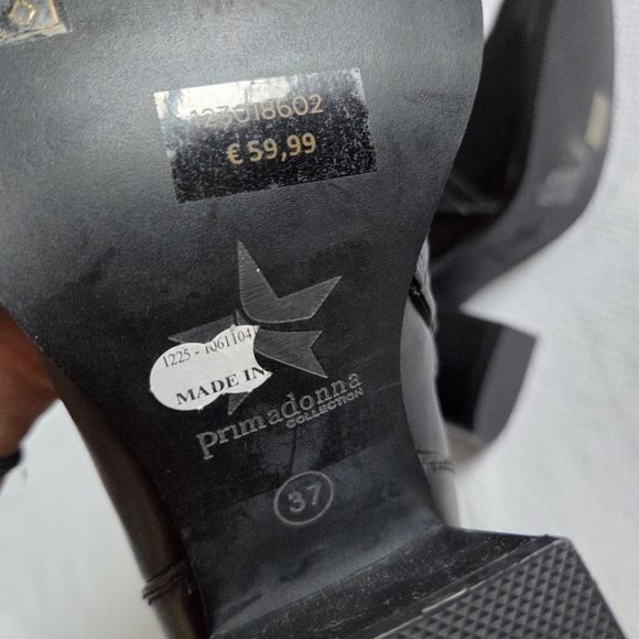 Prima Donna Black Studded Heeled Boots - Picture 5 of 5